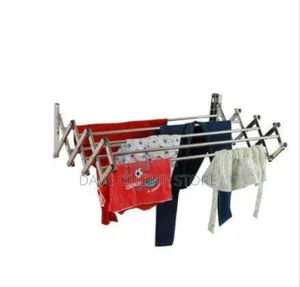 Wall-Mounted Retractable Clothes Drying Rack