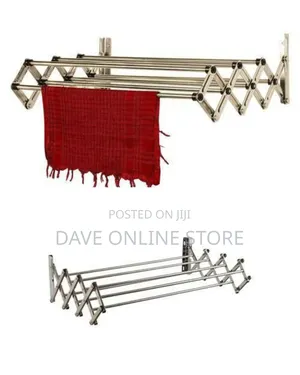 Wall-Mounted Retractable Clothes Drying Rack