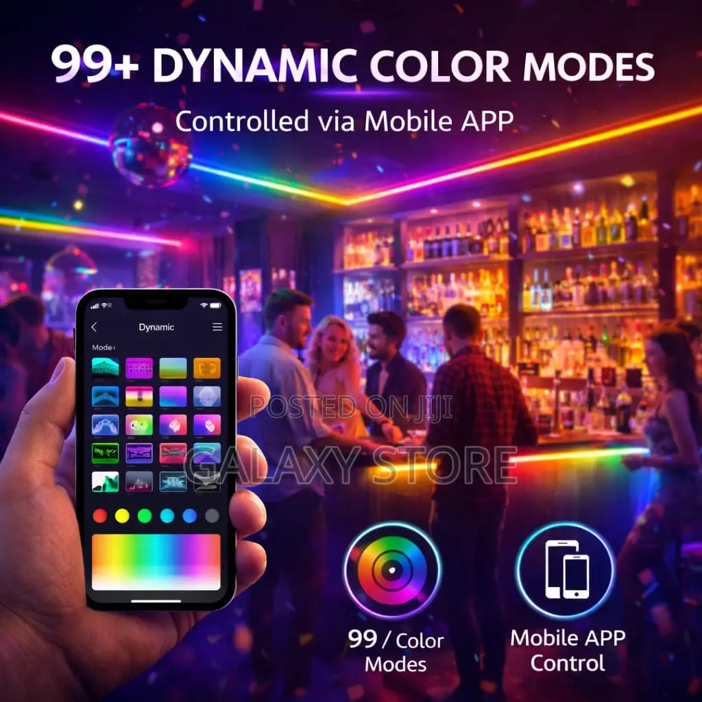 5m Neon Light 5v Usb Powered, Music Sync Led Strip Light | App Remote