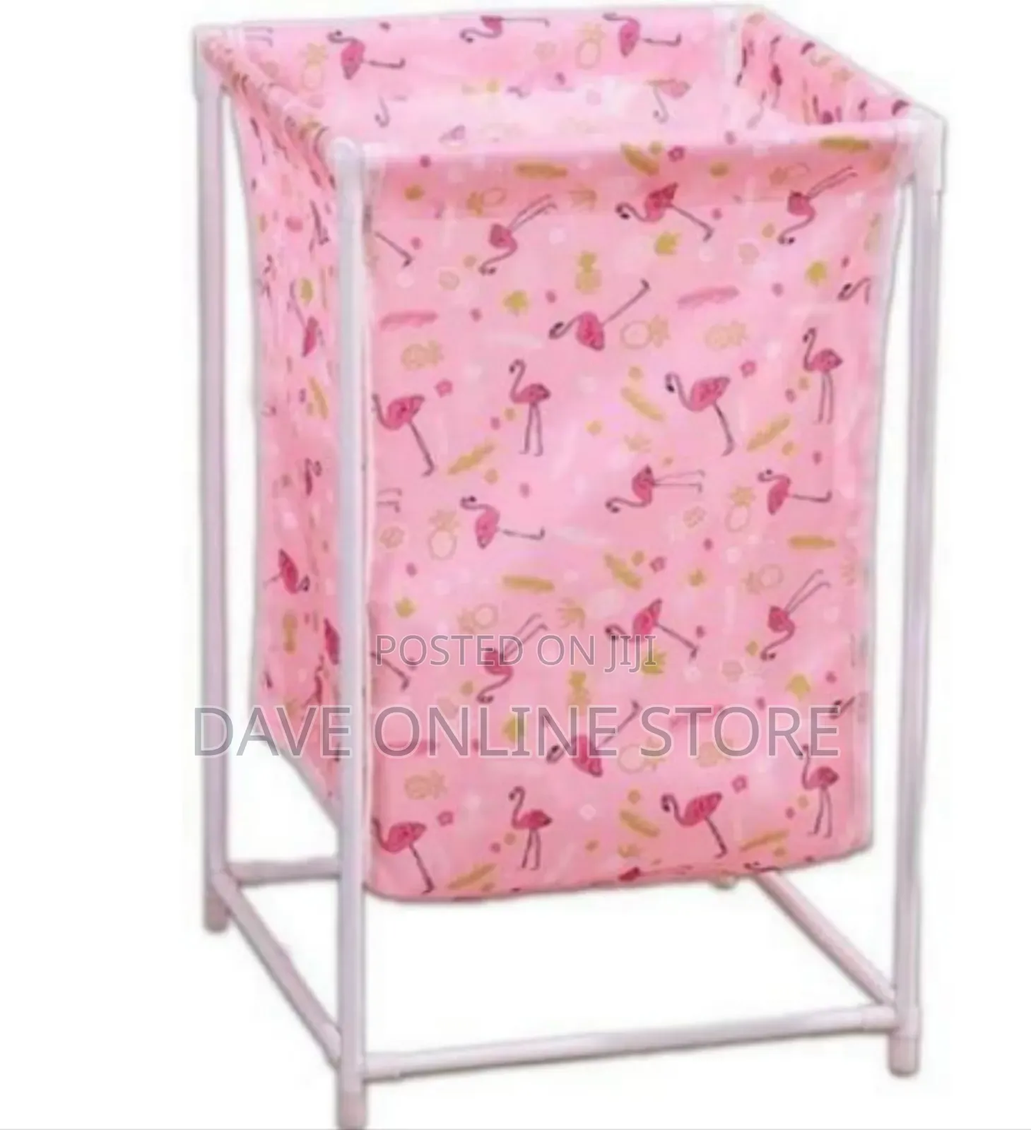 Collapsible Fabric Laundry Hamper With Sturdy Frame