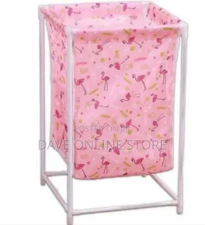 Collapsible Fabric Laundry Hamper With Sturdy Frame