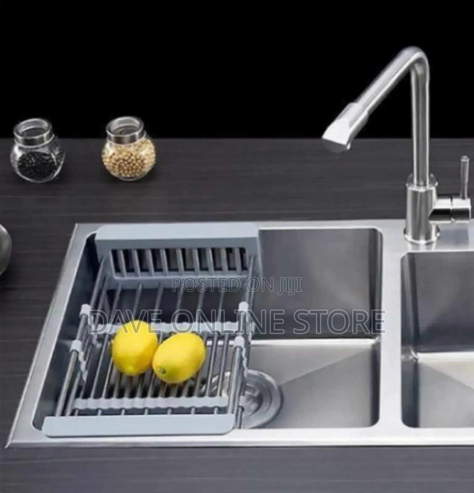 Versatile Retractable Over-the-sink Dish Drying Rack