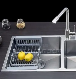 Versatile Retractable Over-the-sink Dish Drying Rack