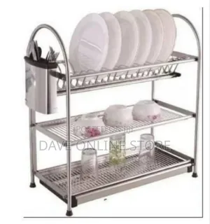 Three-Tier Multi-Purpose Dish Drying Rack