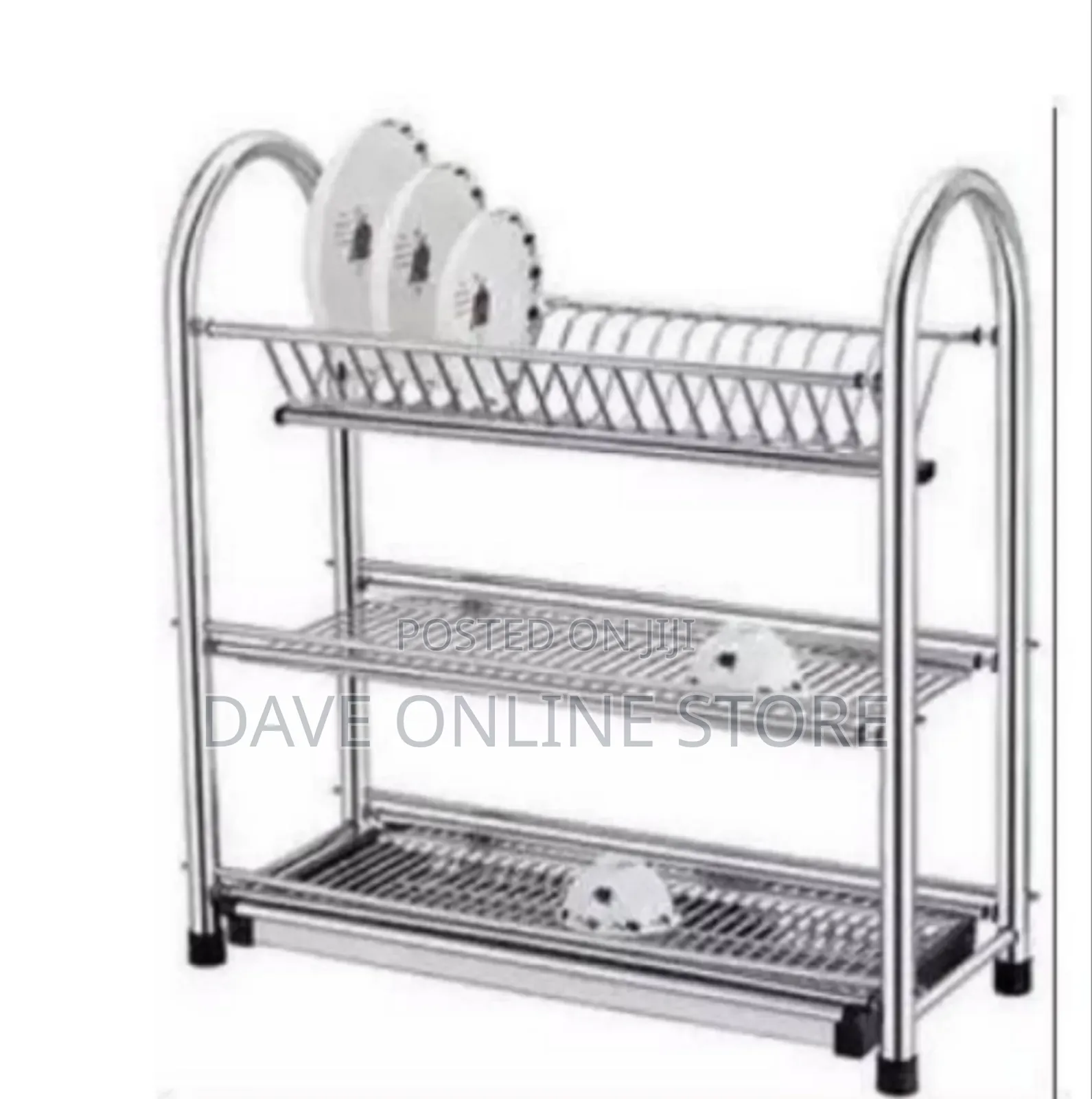 Three-Tier Multi-Purpose Dish Drying Rack