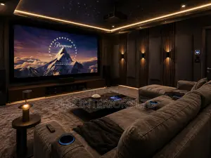 Elegant Cinema Space Planning Interior Finishing Services
