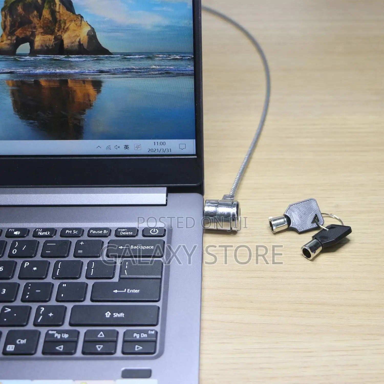 Laptop Cable Lock Hardware Security Cable Anti Theft Combination Lock