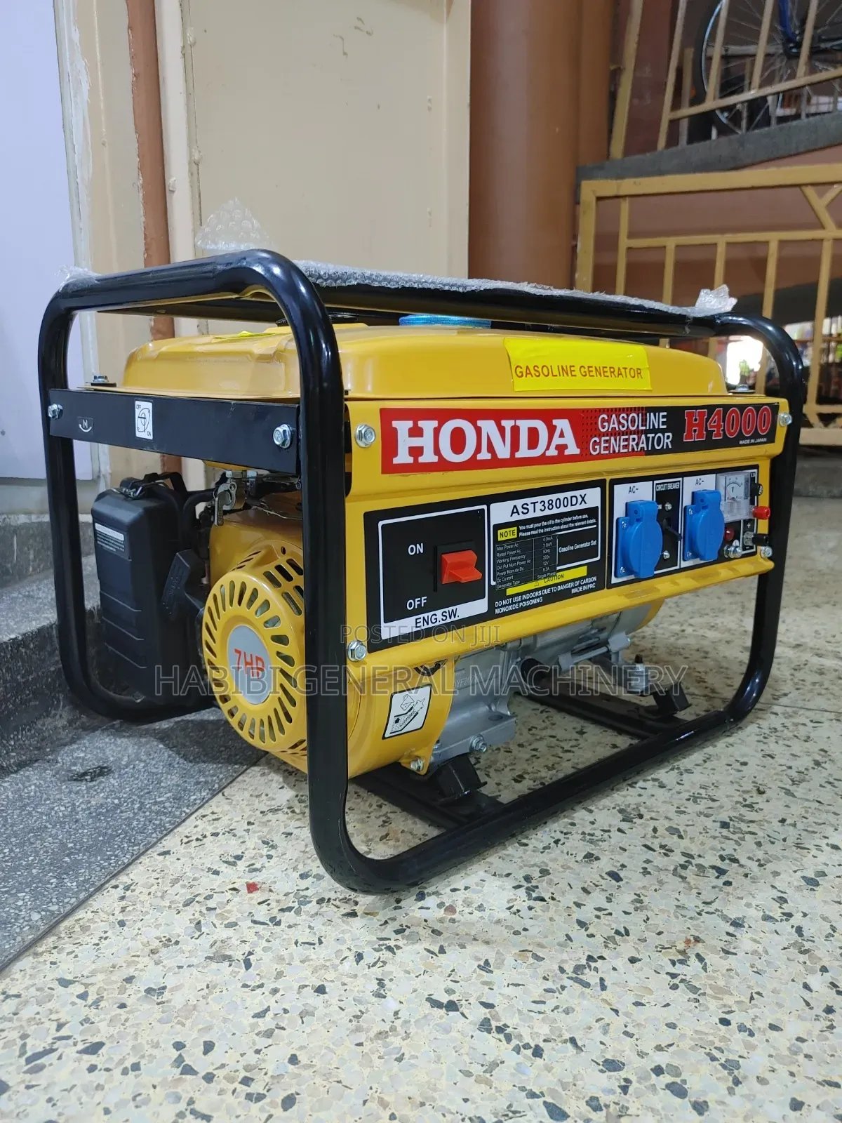 Gasoline Powered/Petrol Honda 4kva Durable Generator