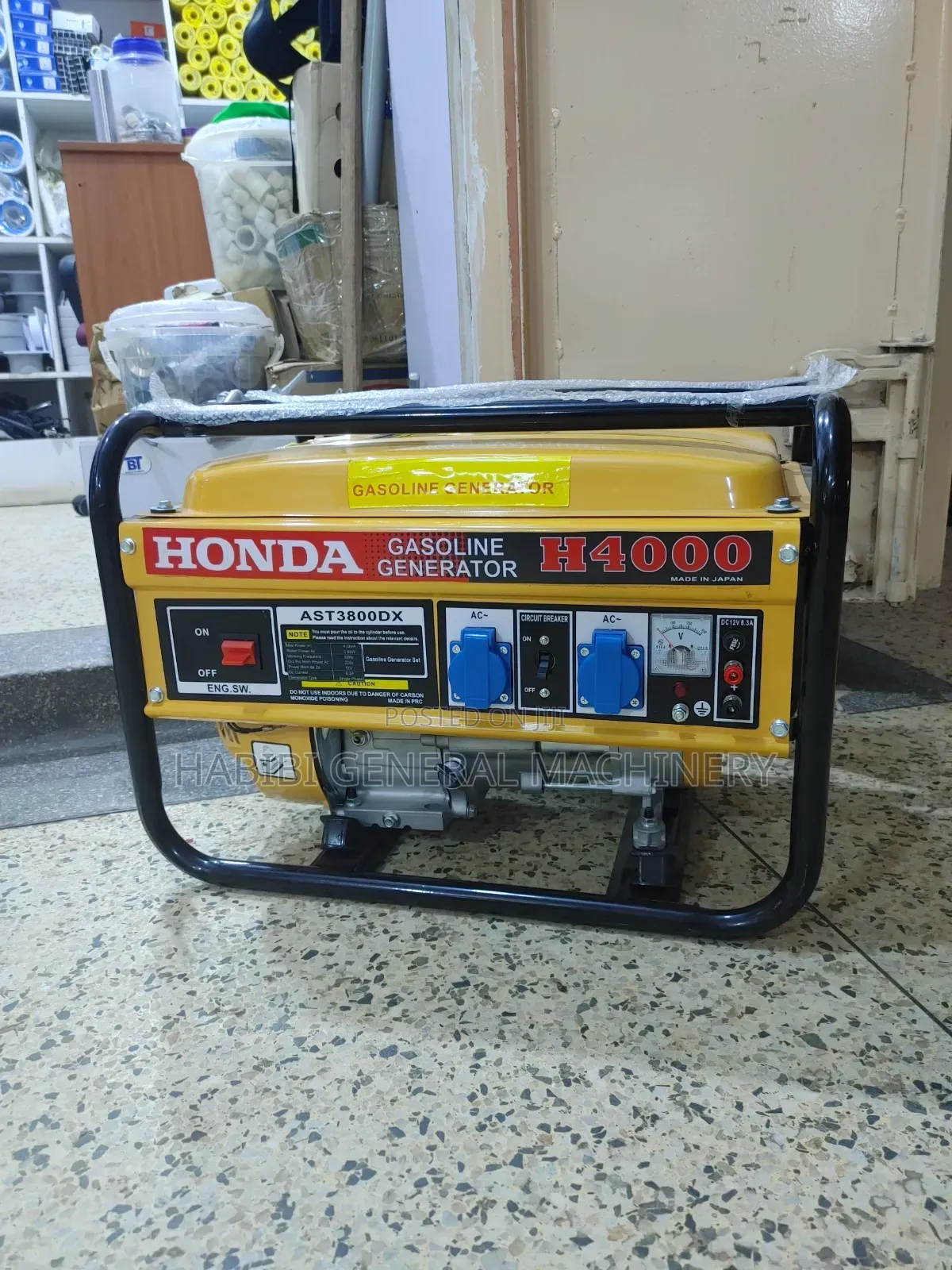 Gasoline Powered/Petrol Honda 4kva Durable Generator