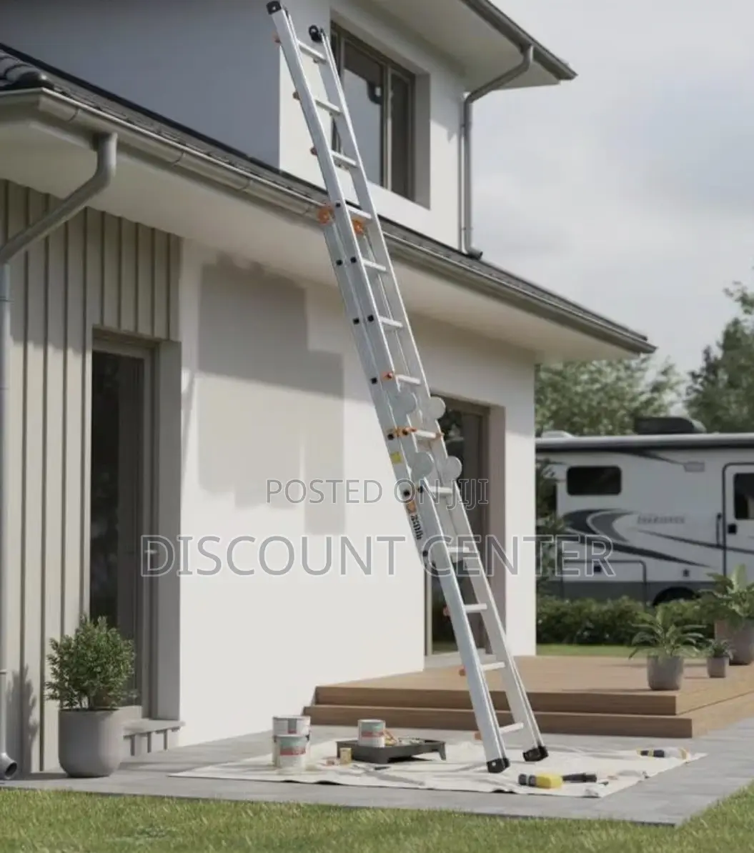 Expandable Slide Ladder 2x7 4.5 Meter