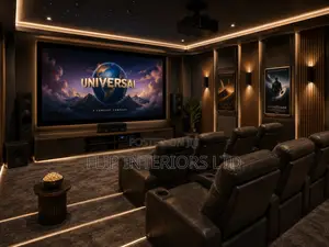 Contemporary Theatre Room Remodeling Installation Solutions