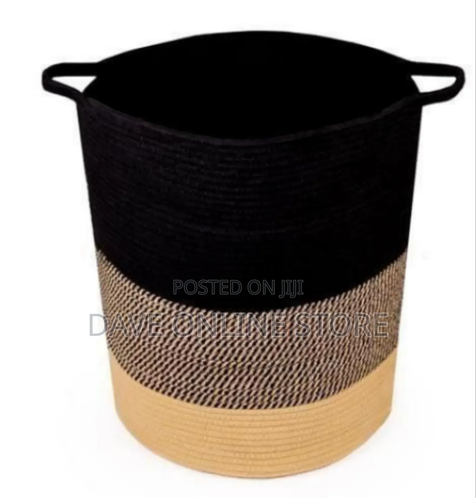 Versatile Woven Cotton Rope Storage Hamper