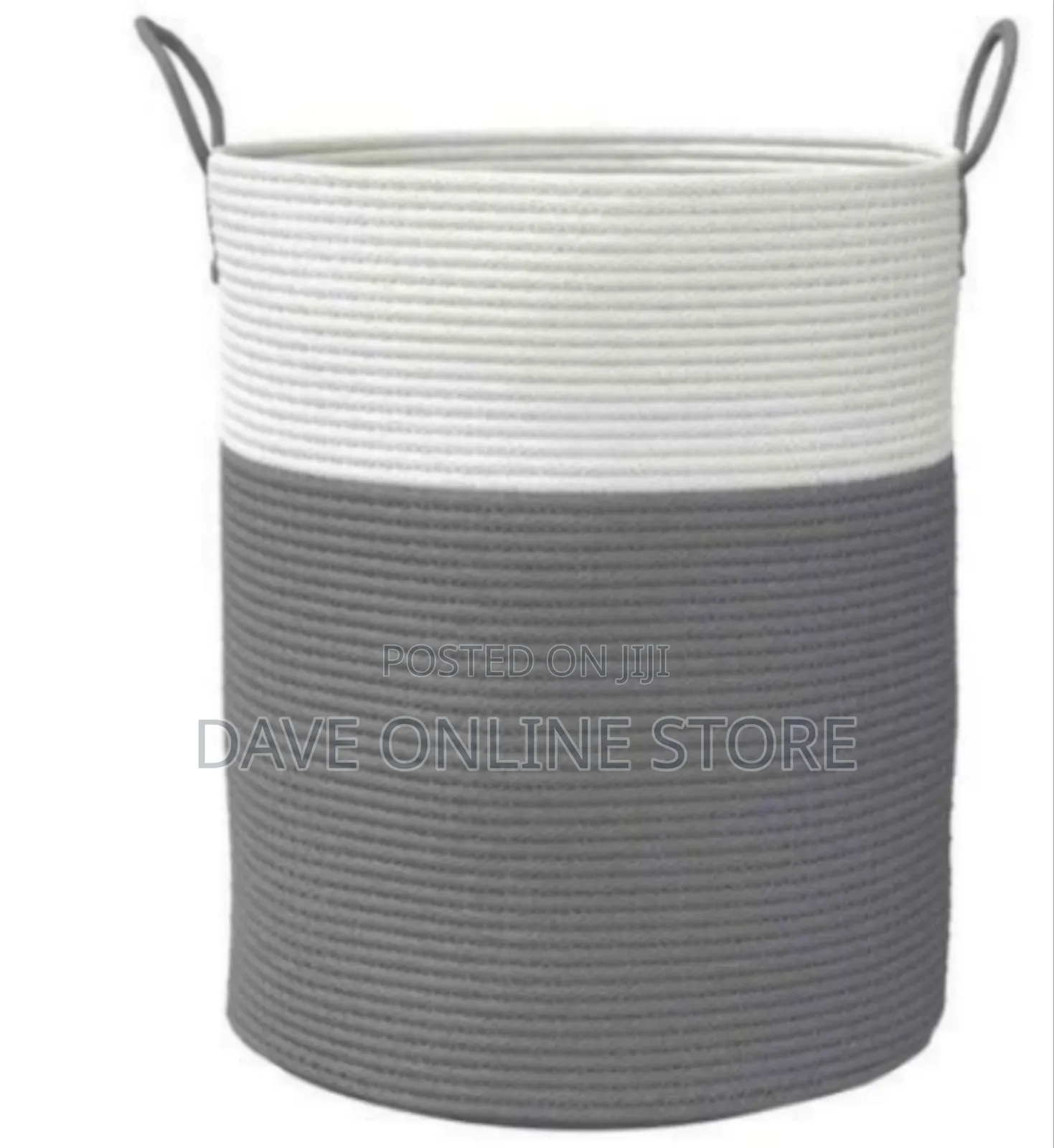 Versatile Woven Cotton Rope Storage Hamper