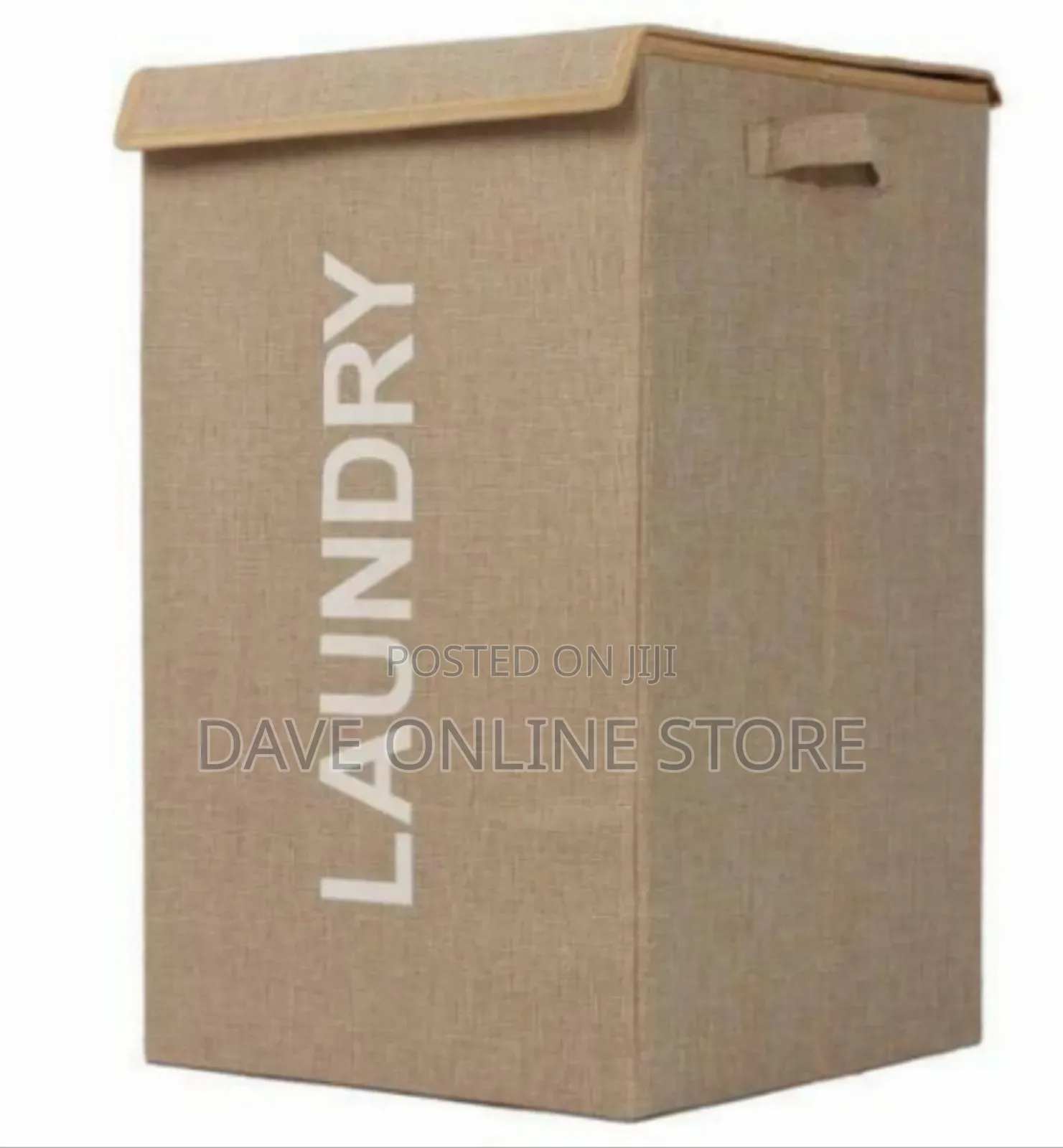 Modern Collapsible Laundry Hamper With Integrated Lid