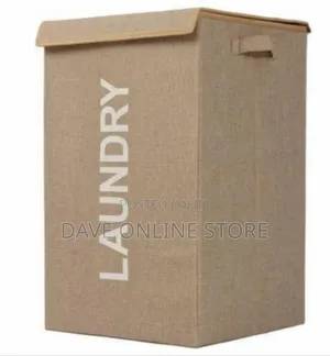 Modern Collapsible Laundry Hamper With Integrated Lid