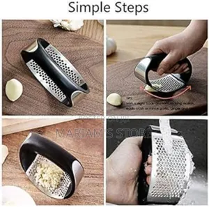 Stainless Steel Garlic Press Rockers for Quick and Efficient Crushin]