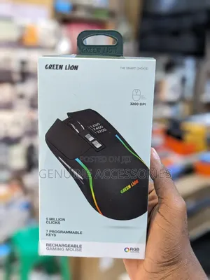 Green Lion Rechargeable Gaming Mouse