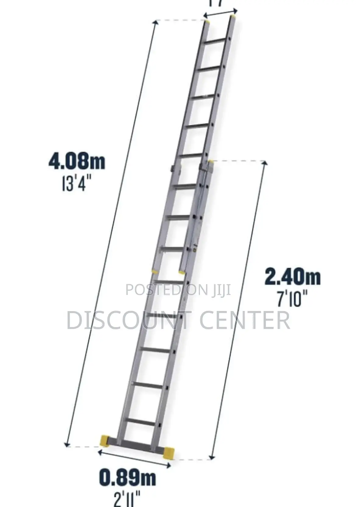 Extension Slide Ladder 2x9 5.5 Meters