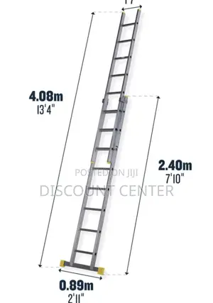 Extension Slide Ladder 2x9 5.5 Meters