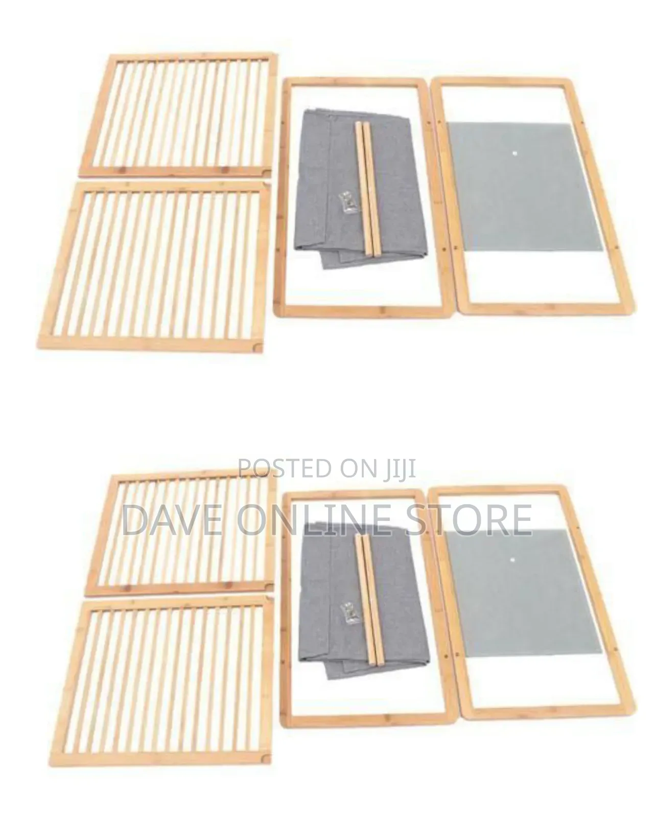 Modern Bamboo Laundry Hamper With Removable Fabric Liner