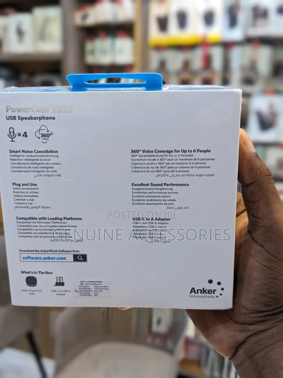 Anker Power Conf S330 Usb Speakerphone Conference Microphone