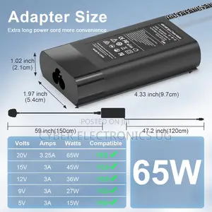 65w Usb C Laptop Charger Replacement Compatible With Hp