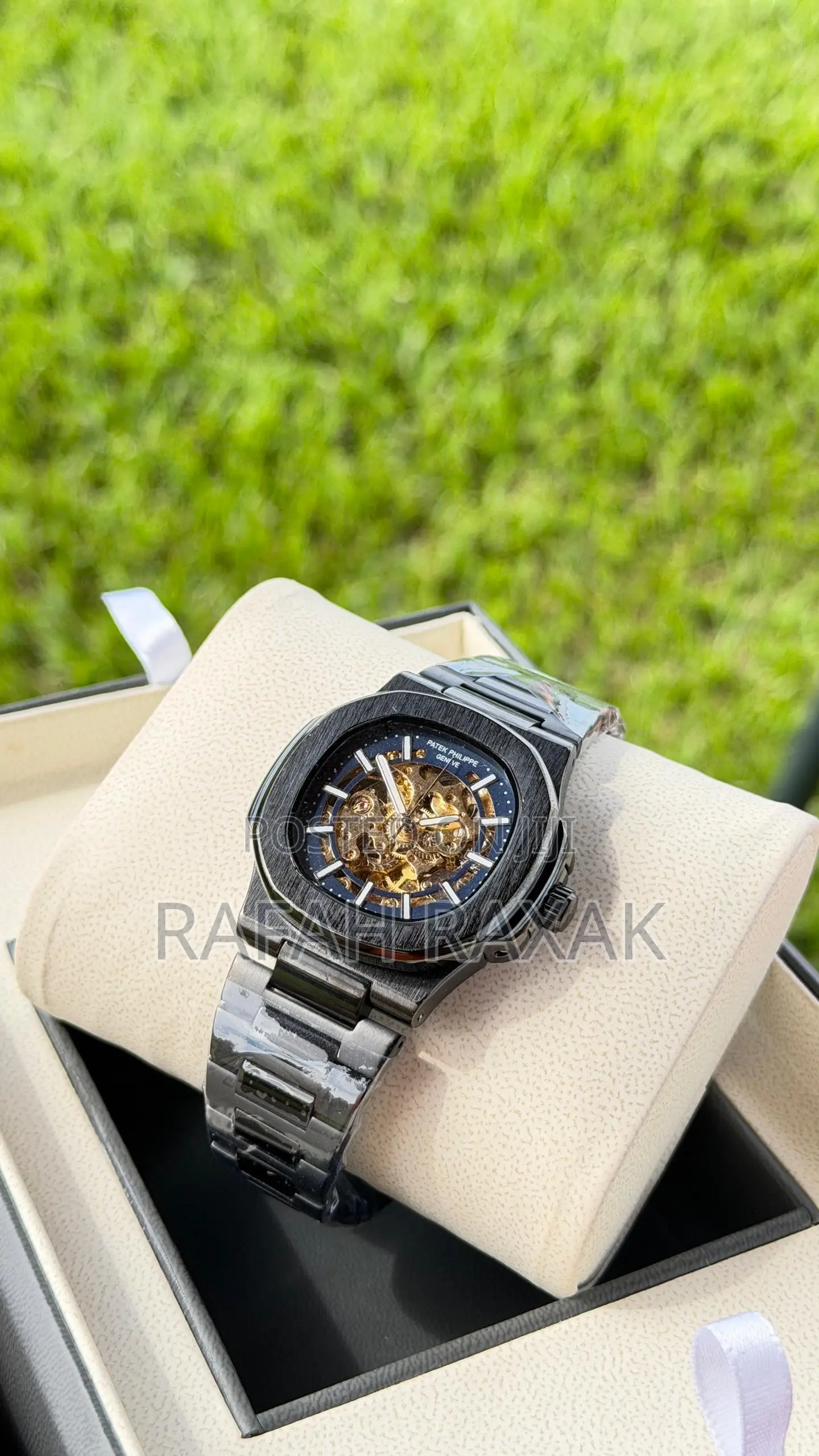 All Black Version of Patek Philippe Timepiece