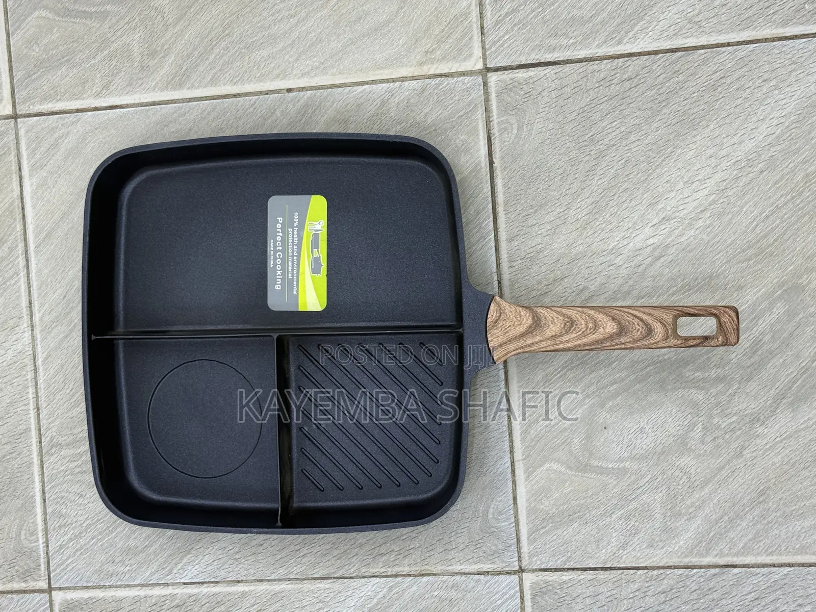 Non-Stick Partitioned Frying Pan
