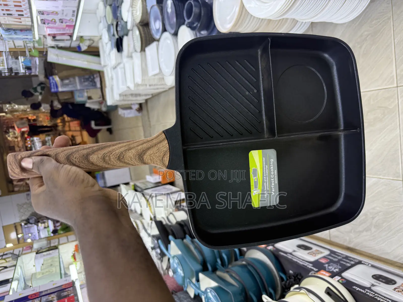 Non-Stick Partitioned Frying Pan