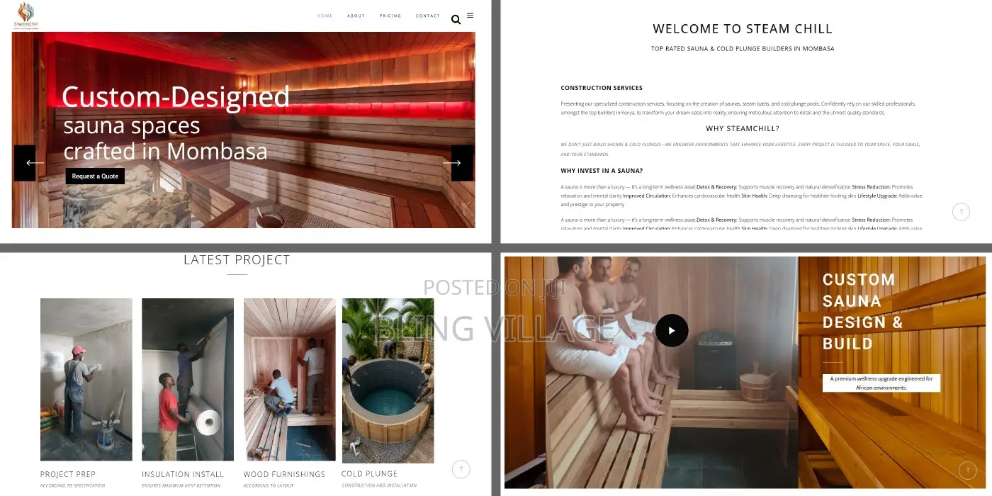 Web Development Basic Informational Website 1-3 Pages