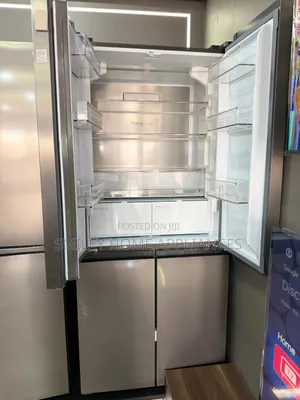 TCL 4 Door Side by Side No Frost Refrigerator 560ltrs Stainless Steel