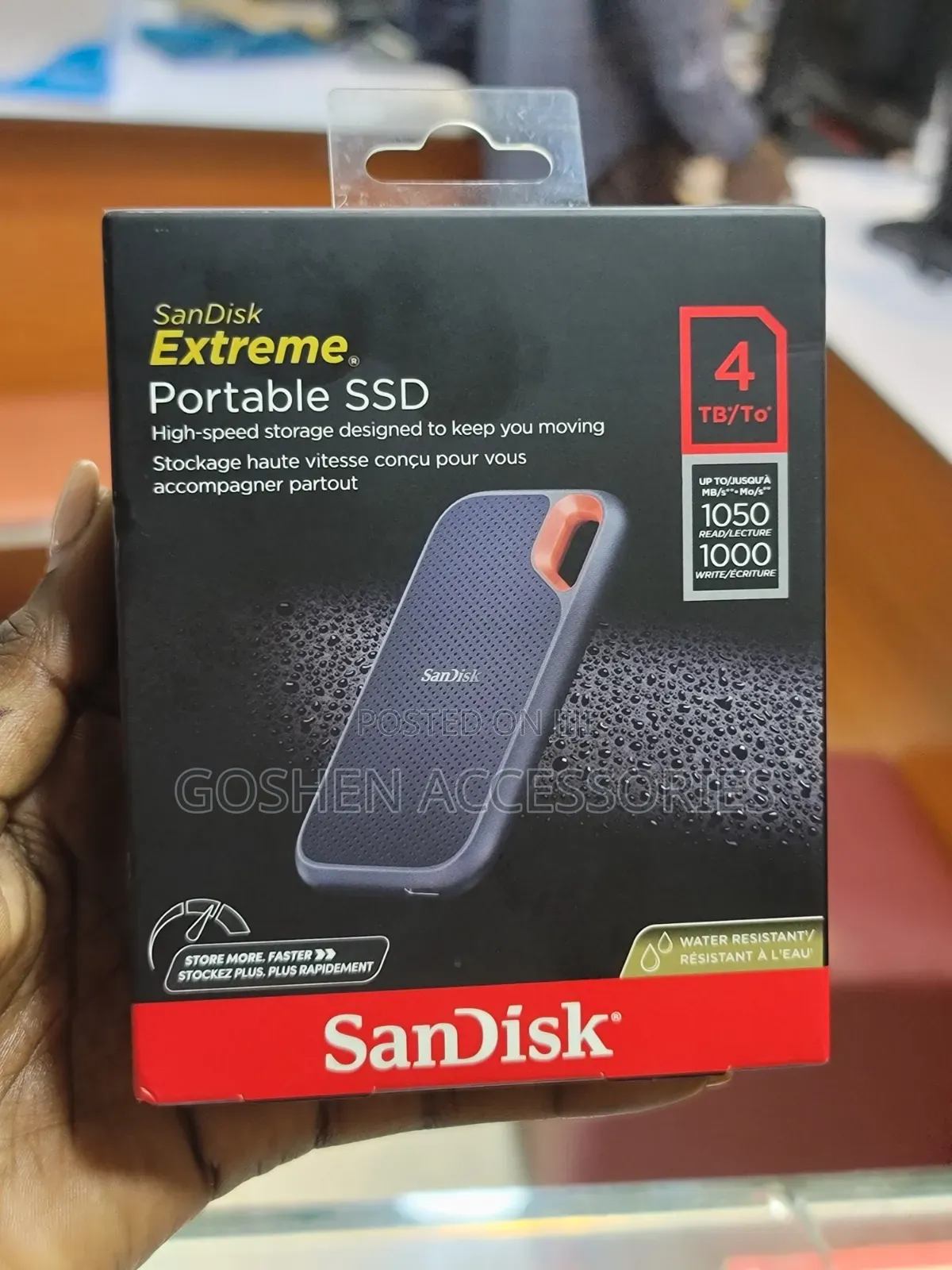 4tb External SSD Sandisk 1050mbps