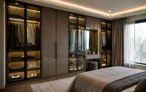 High-End Bedroom Wardrobe Construction Services