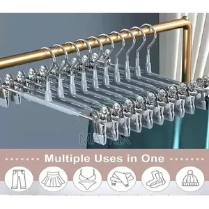 10pc Of Hangers With Non-slip Clips