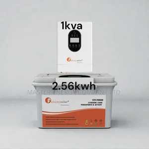 1kva 12v and 2.56kwh Lithium Ion Battery Backup System HDHD
