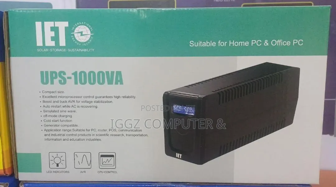 Iet 1000va Ups