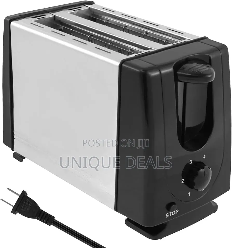 Stainless Steel 2 Slice Toaster With Extra Wide Slots