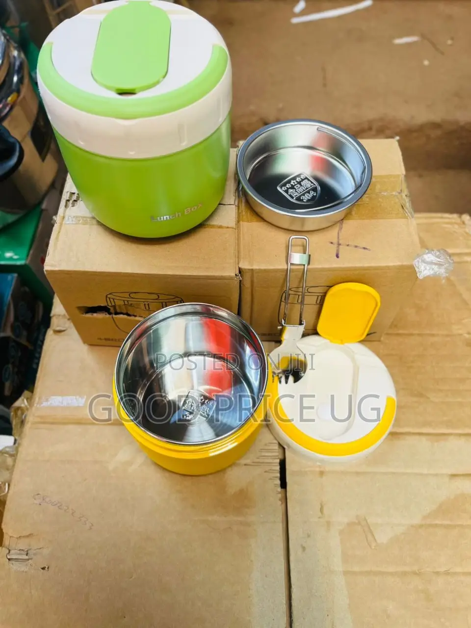 Multi-Color Stainless Steel Insulated Food Containers