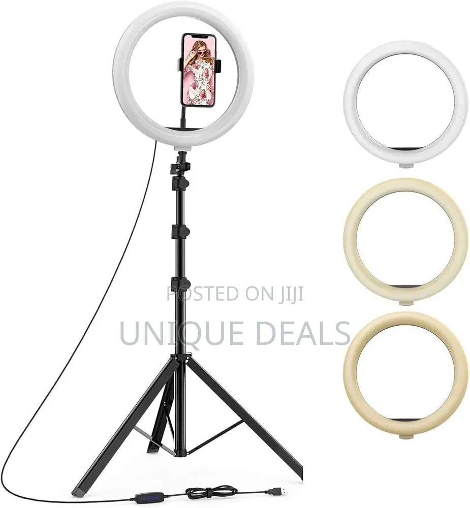 10 Inch Ring Light With Tripod Stand -