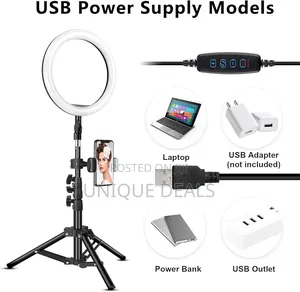 10 Inch Ring Light With Tripod Stand -