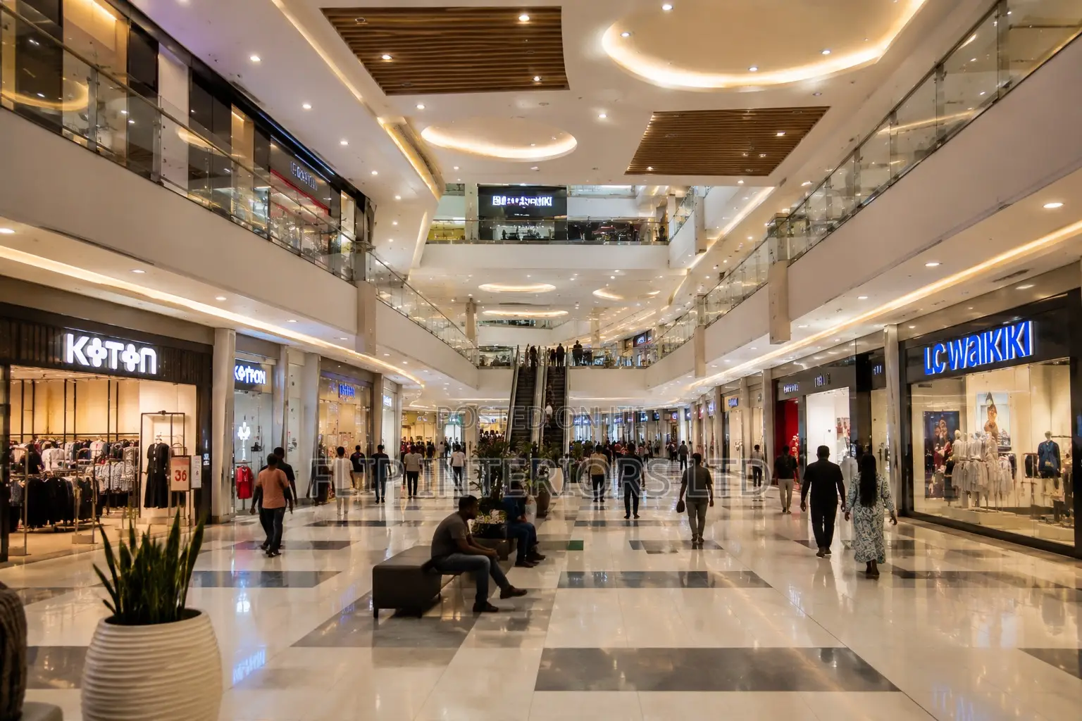 Modern Mall Interior Construction Solutions