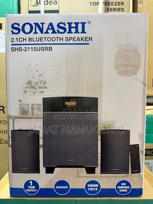 Sonashi 2.1ch Multimedia Speaker
Fm Radio
Bluetooth 
Usb/Flash Drives