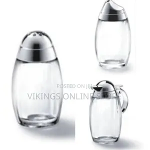 Acrylic Salt Pepper Shaker Oil Vinegar Honey Condiment Bottle Cruet