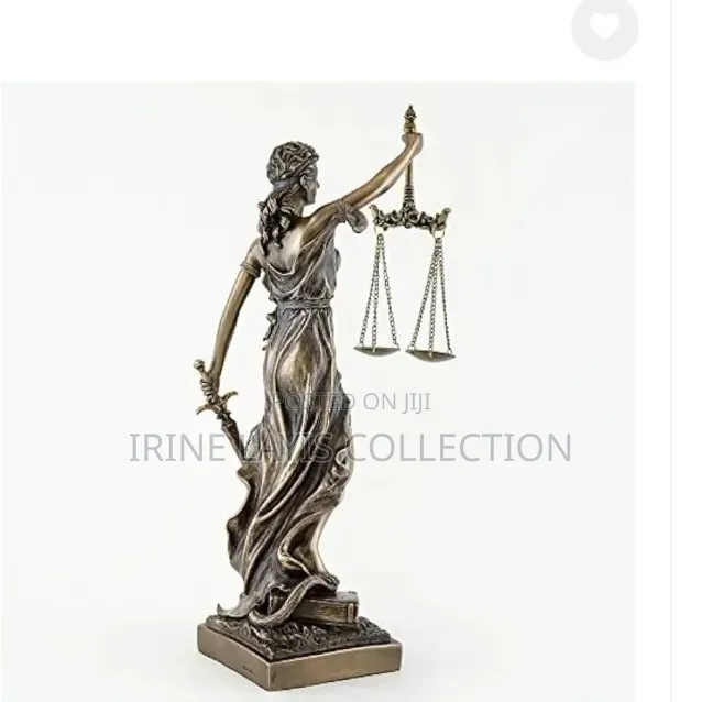 Blind Lady Ceramic Justice.