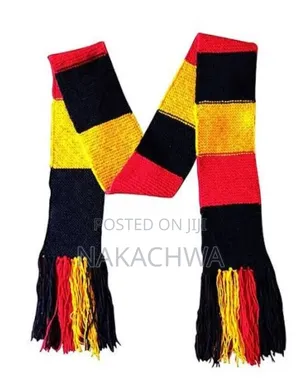 Uganda Flag Colours Scarf