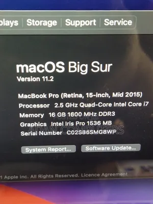 Laptop Apple MacBook 2015 16GB Intel Core i7 SSD 256GB