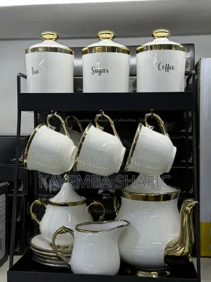 19-Piece Ceramic Coffee and Tea Set