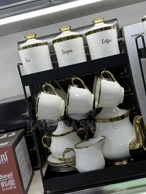 19-Piece Ceramic Coffee and Tea Set