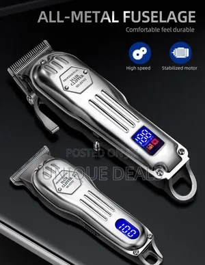 Metal Combo Kit Barber Hair Clipper