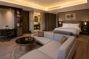 Contemporary Hotel Suite Design Space Planning